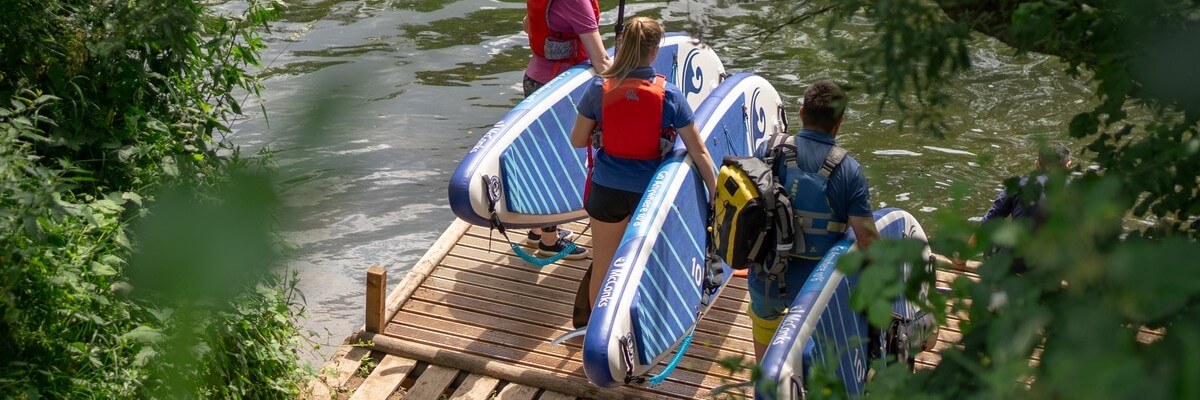 Stand-up paddle boarding things to do near Monmouth and The Forest of Dean and The Brecon Beacons
