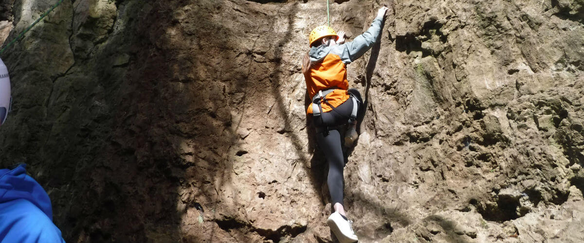 Rock climbing for adventure seekers in the beautiful Symonds Yat area Forest of Dean