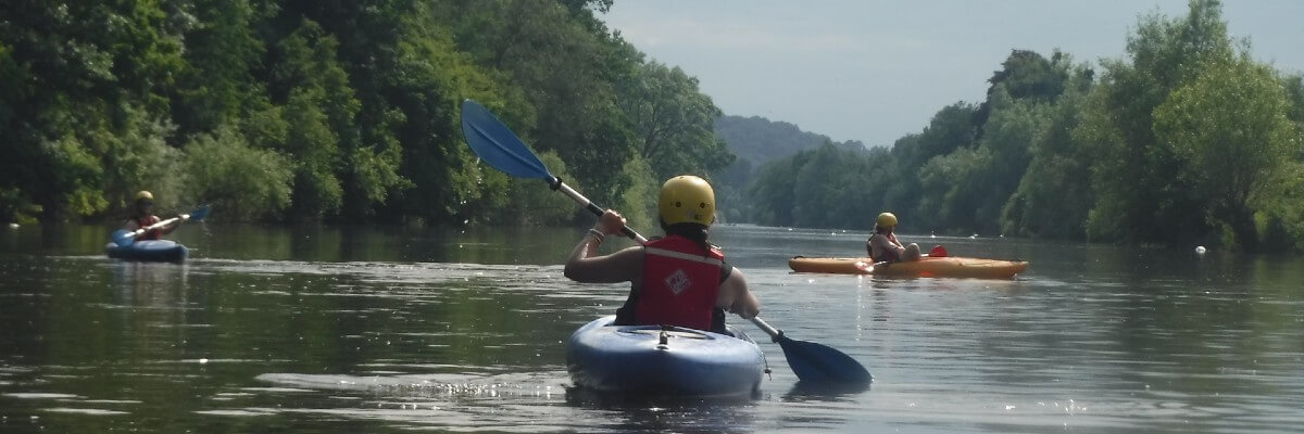 Kayaking on the River Wye with Inspire2Adventure Monmouth