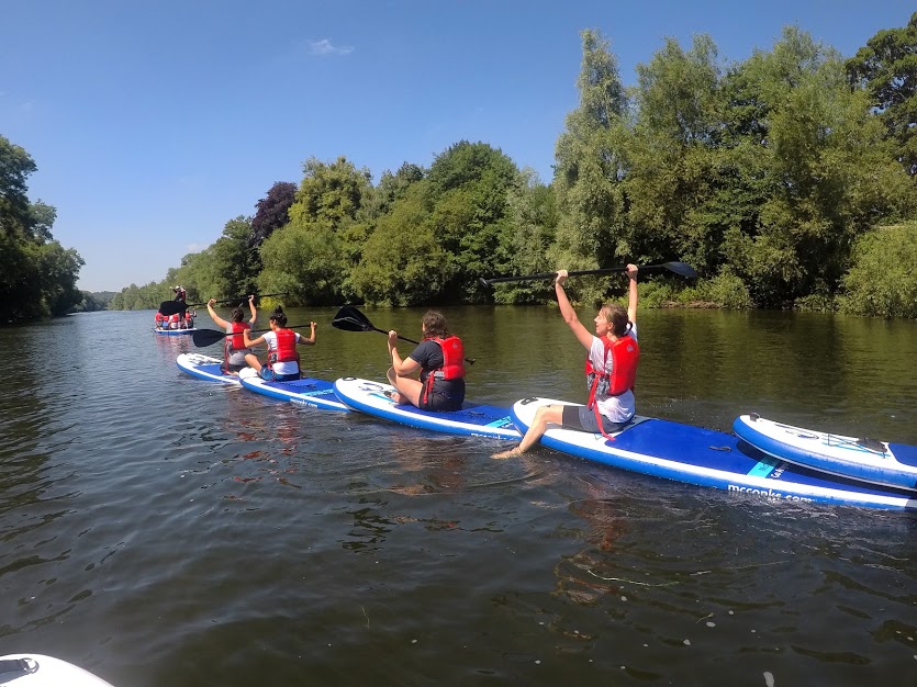 Stand-up paddleboarding/Canoeing/Kayaking hen party Wye Valley