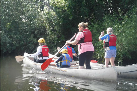 Family outdoor activities Wye Valley