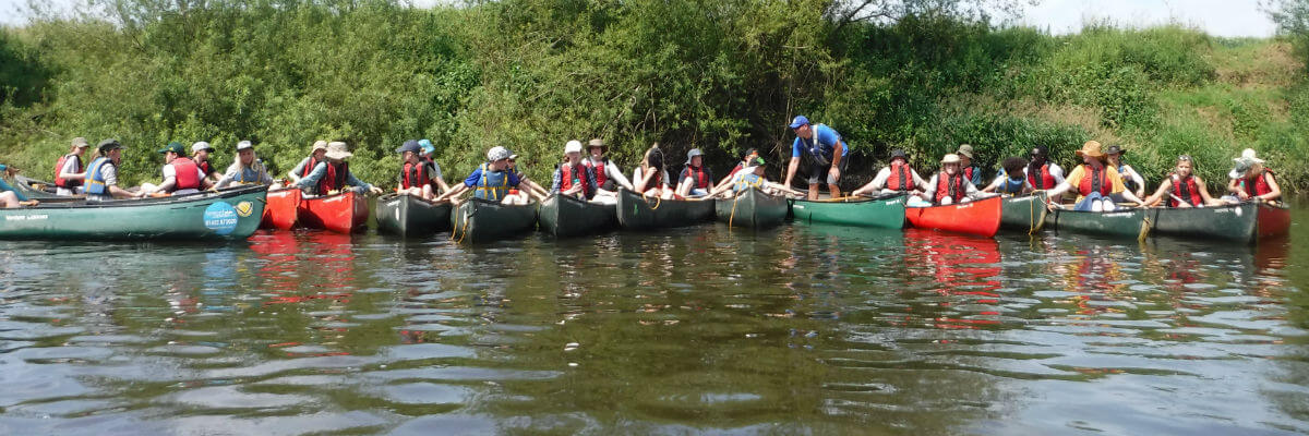 Canoeing in The Wye Valley