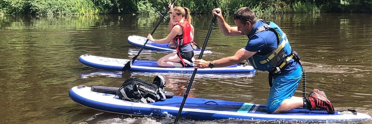 Stand-up paddleboarding River Wye Days Out Monmouthshire