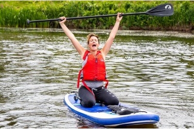 Stand-up paddle boarding River Wye Forest of Dean