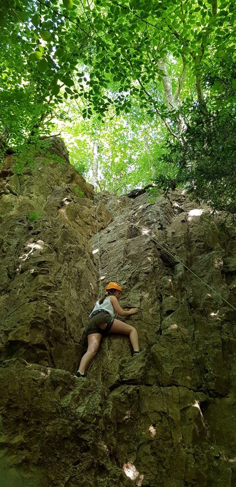 Rock climbing Symonds Yat