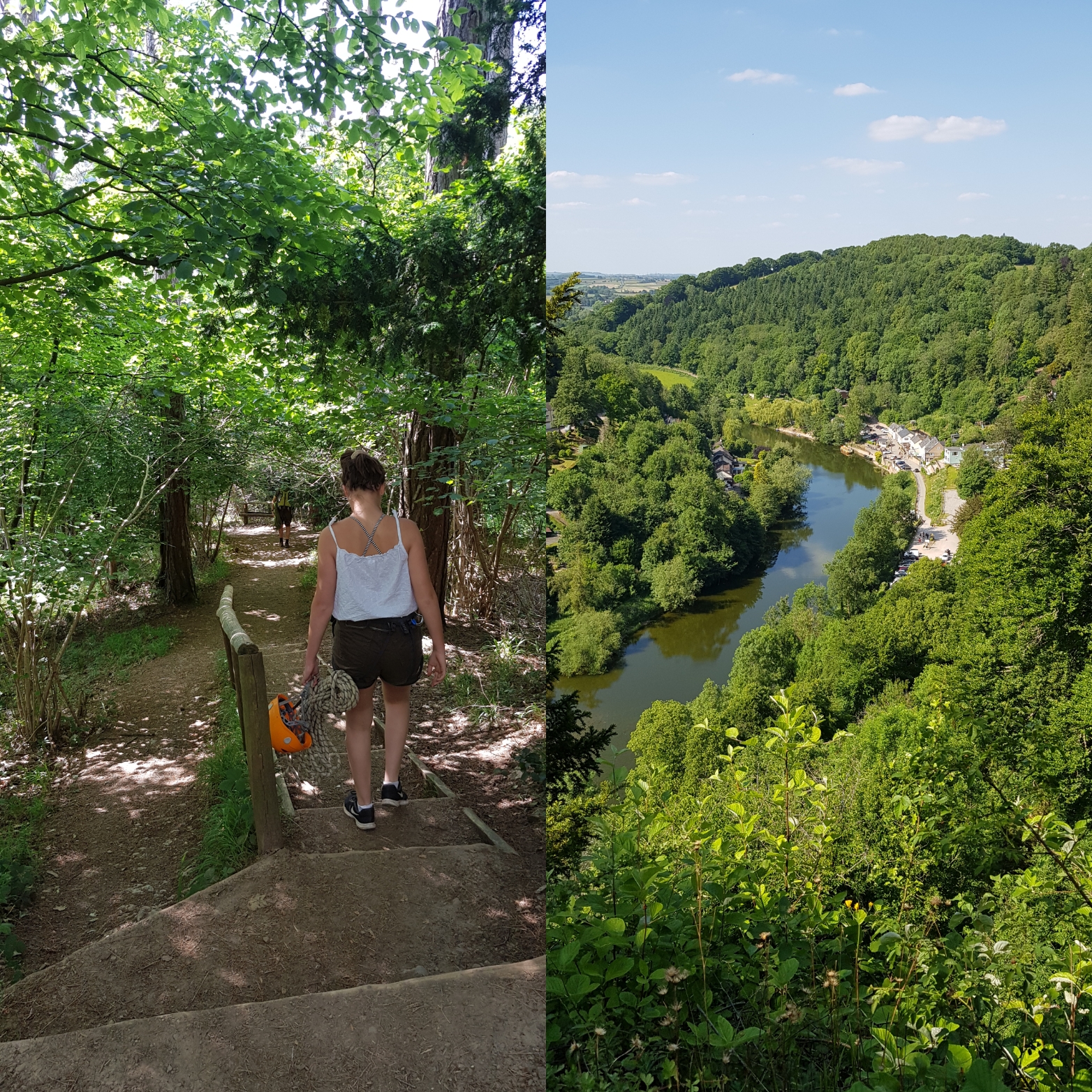 rock climbing Wye Valley