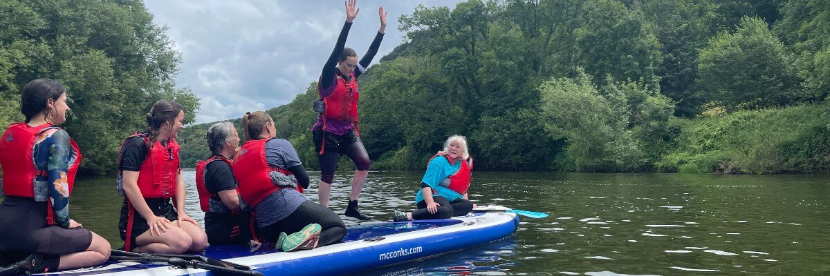 Stand-Up Paddleboarding River Wye